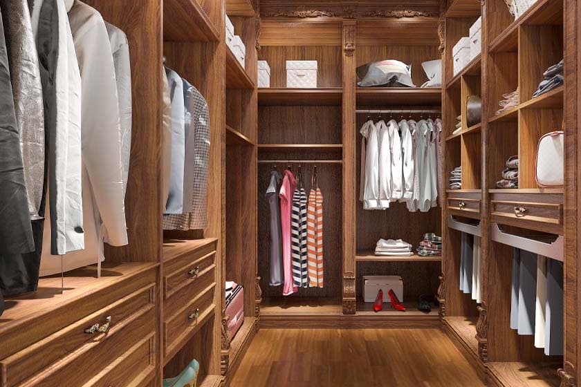 Custom Closets design detail by The Countertop Studio in Southwest Florida