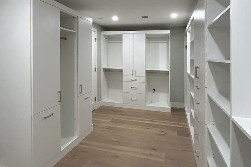 Custom Closets design detail by The Countertop Studio in Southwest Florida