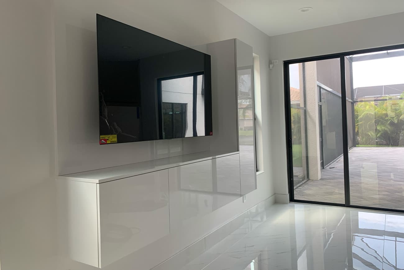 Entertainment Centers design detail by The Countertop Studio in Southwest Florida