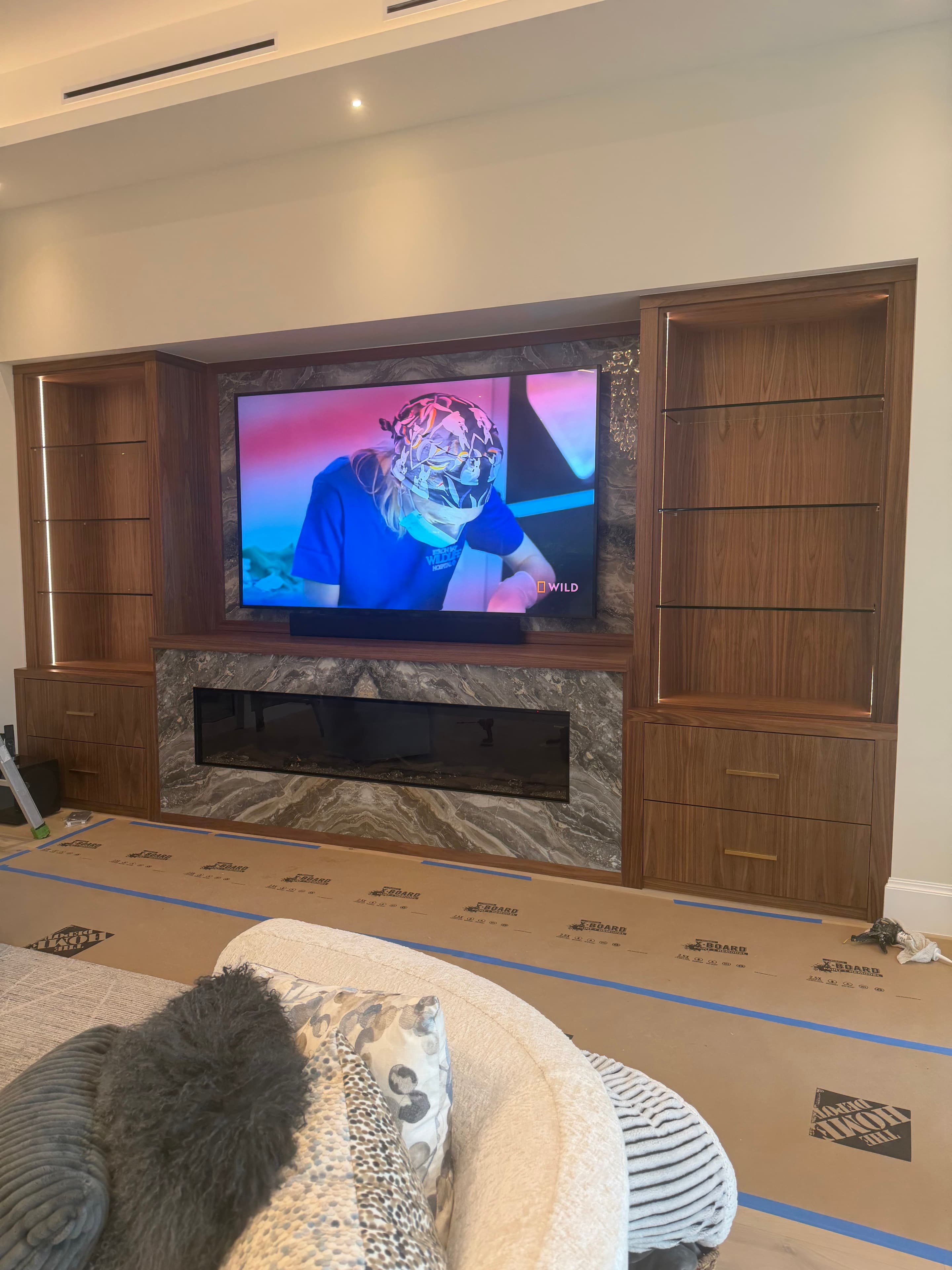 Entertainment Centers design detail by The Countertop Studio in Southwest Florida