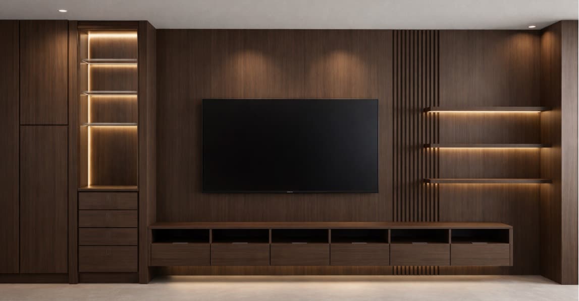Entertainment Centers design detail by The Countertop Studio in Southwest Florida