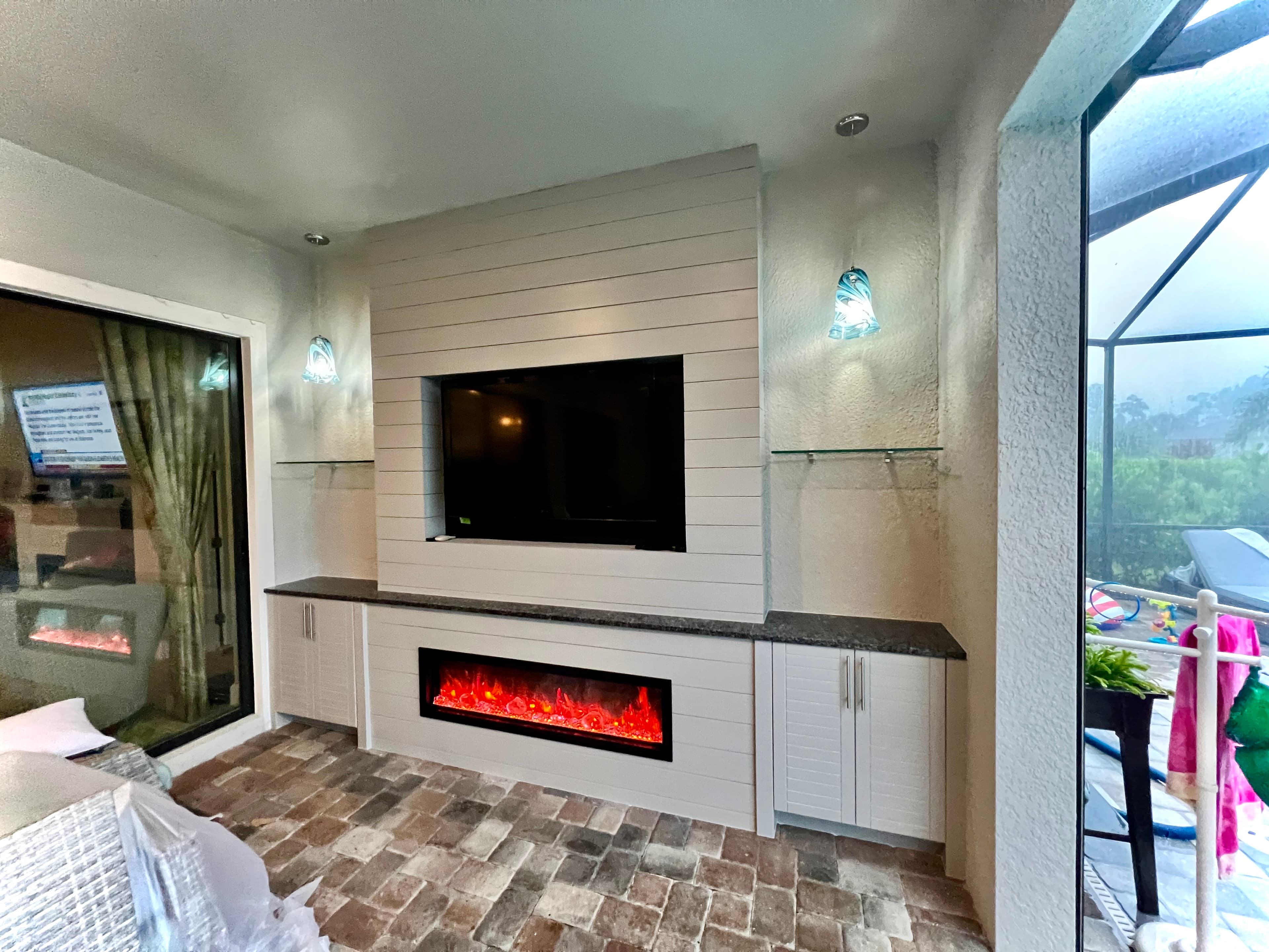 Entertainment Centers design detail by The Countertop Studio in Southwest Florida