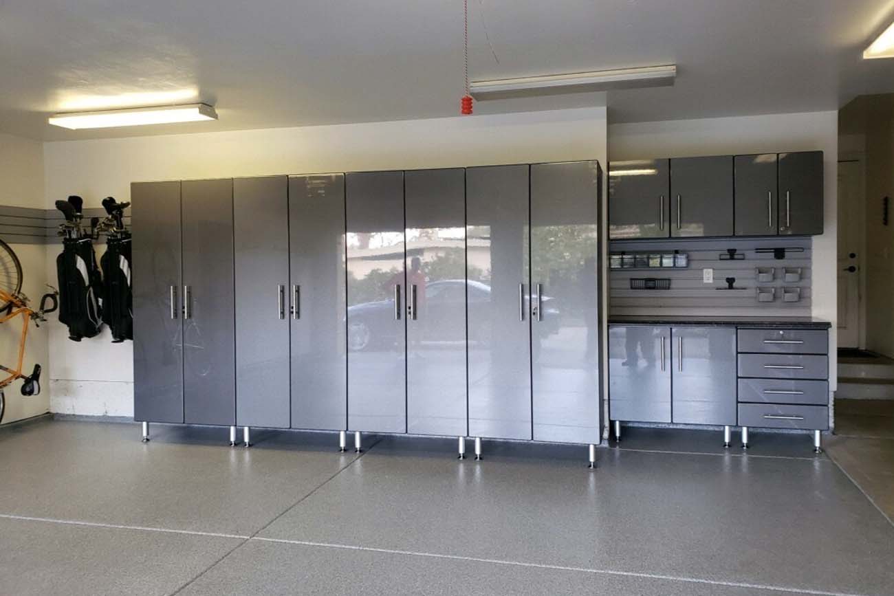 Garage Systems design detail by The Countertop Studio in Southwest Florida