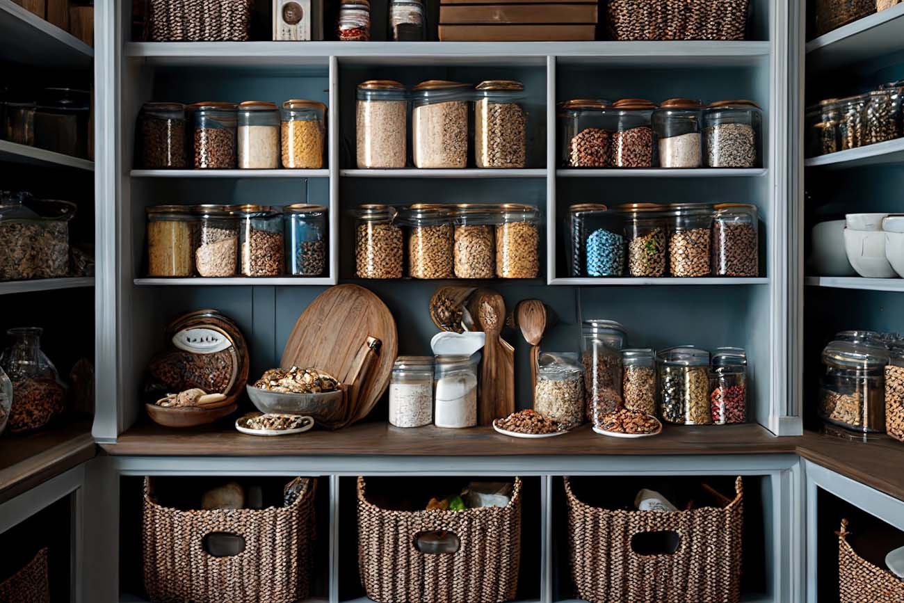 Custom Pantries design detail by The Countertop Studio in Southwest Florida