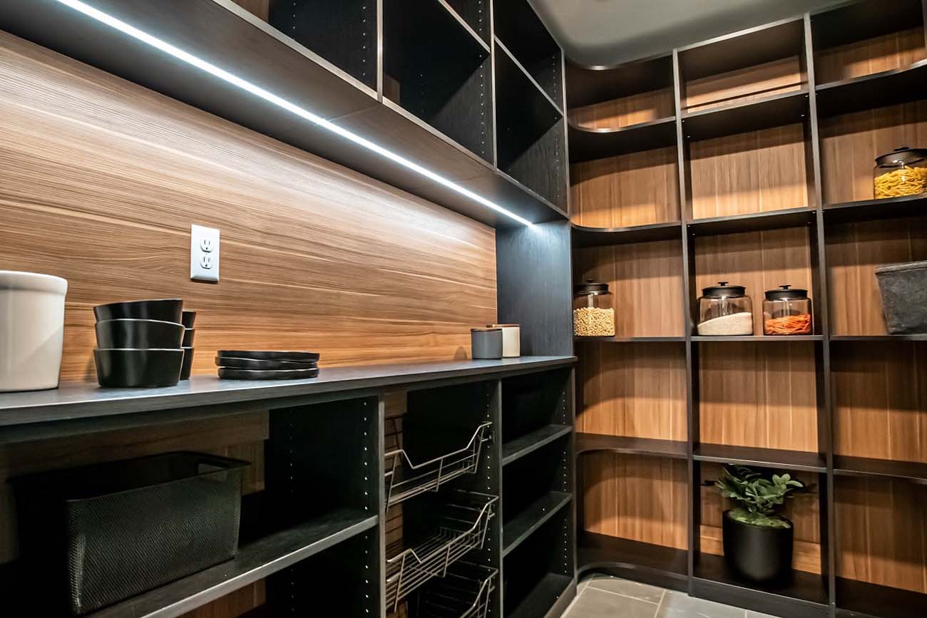 Custom Pantries design detail by The Countertop Studio in Southwest Florida