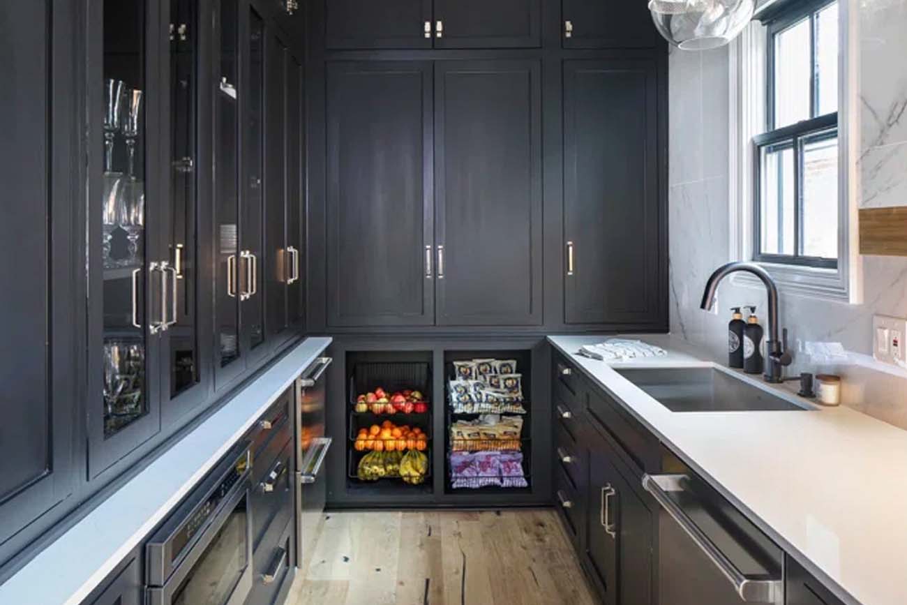 Custom Pantries design detail by The Countertop Studio in Southwest Florida
